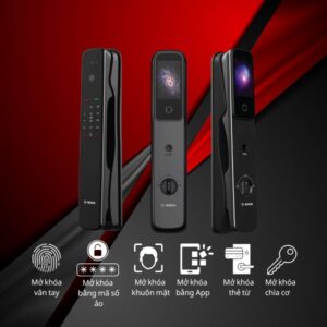 6 phương thức mở khóa Khóa Bosch EL800VF EU