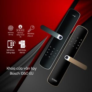 Khóa cửa vân tay Bosch ID60 EU Đa dạng phương thức mở khóa