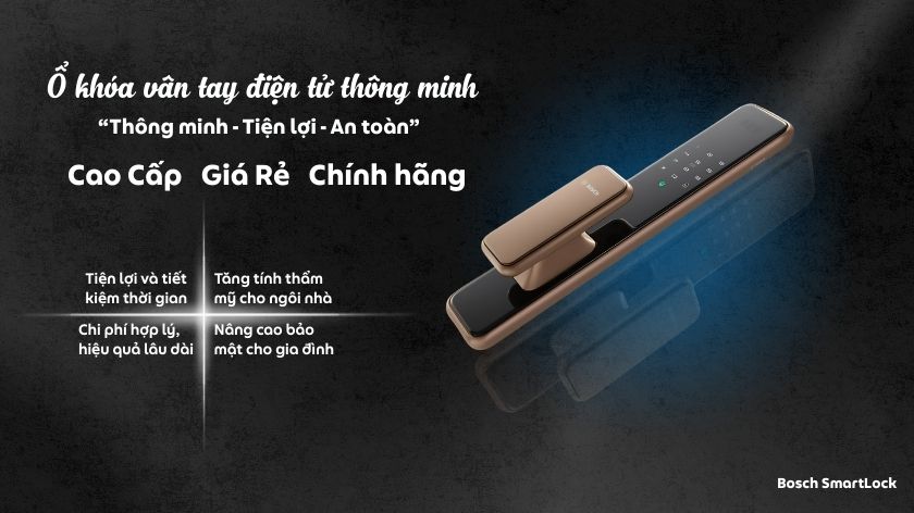 Ổ khóa vân tay điện tử thông minh