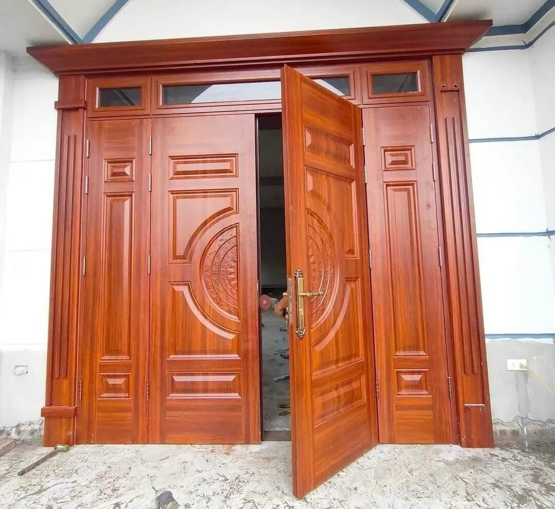 Cửa gỗ 4 cánh đẹp
