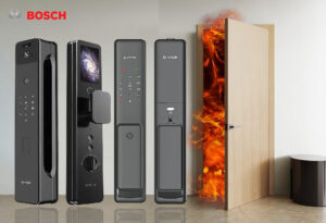 Khóa Vân Tay Cửa Nhựa Chống Cháy