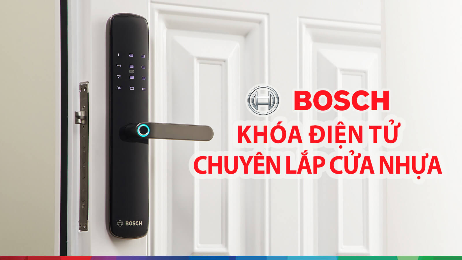 Khóa điện tử thông minh cửa nhựa