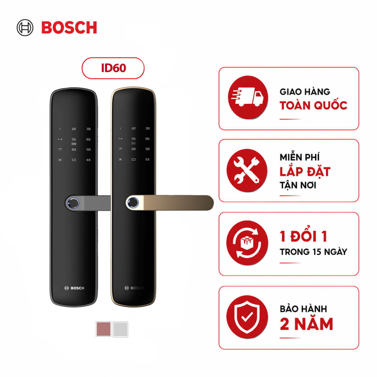 Khóa cửa vân tay Bosch ID60
