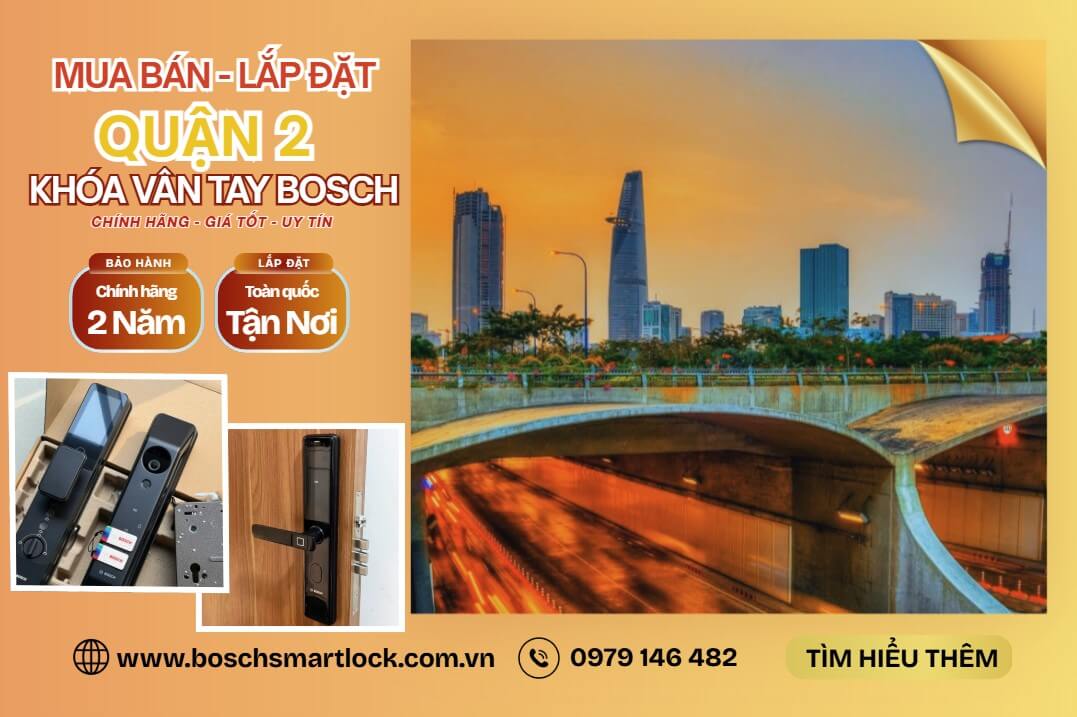 Khoá cửa vân tay điện tử Bosch Quận 2