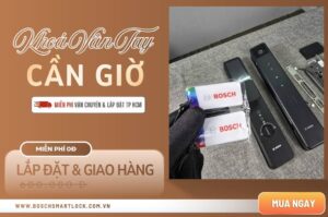 Khoá cửa vân tay điện tử Cần Giờ lắp đặt sửa chữa tận nơi chính hãng