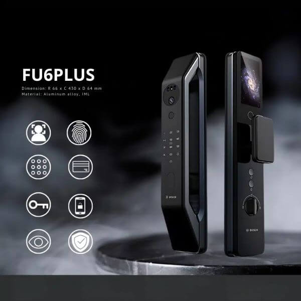 Multiple unlocking methods on Bosch FU6 Plus