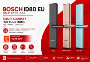 Bosch ID80 EU Smart Electronic Fingerprint Door Lock
