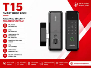Bosch T15 Digital Smart Door Lock with Palm Vein Recognition
