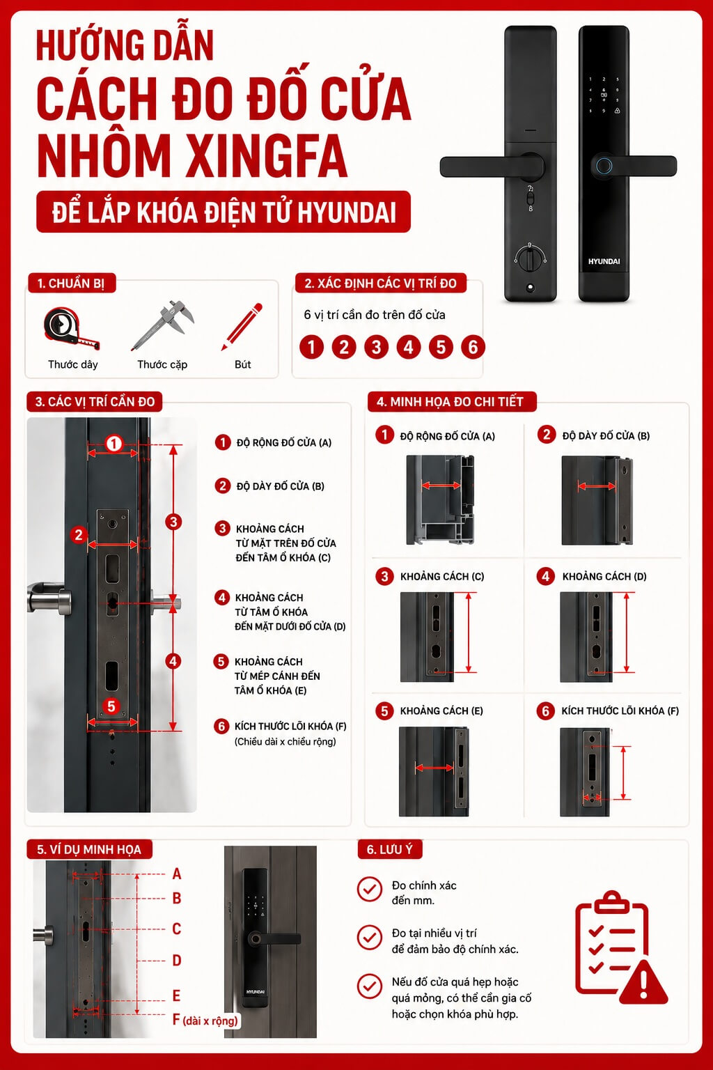 Cách Đo Đố Cửa Nhôm Xingfa