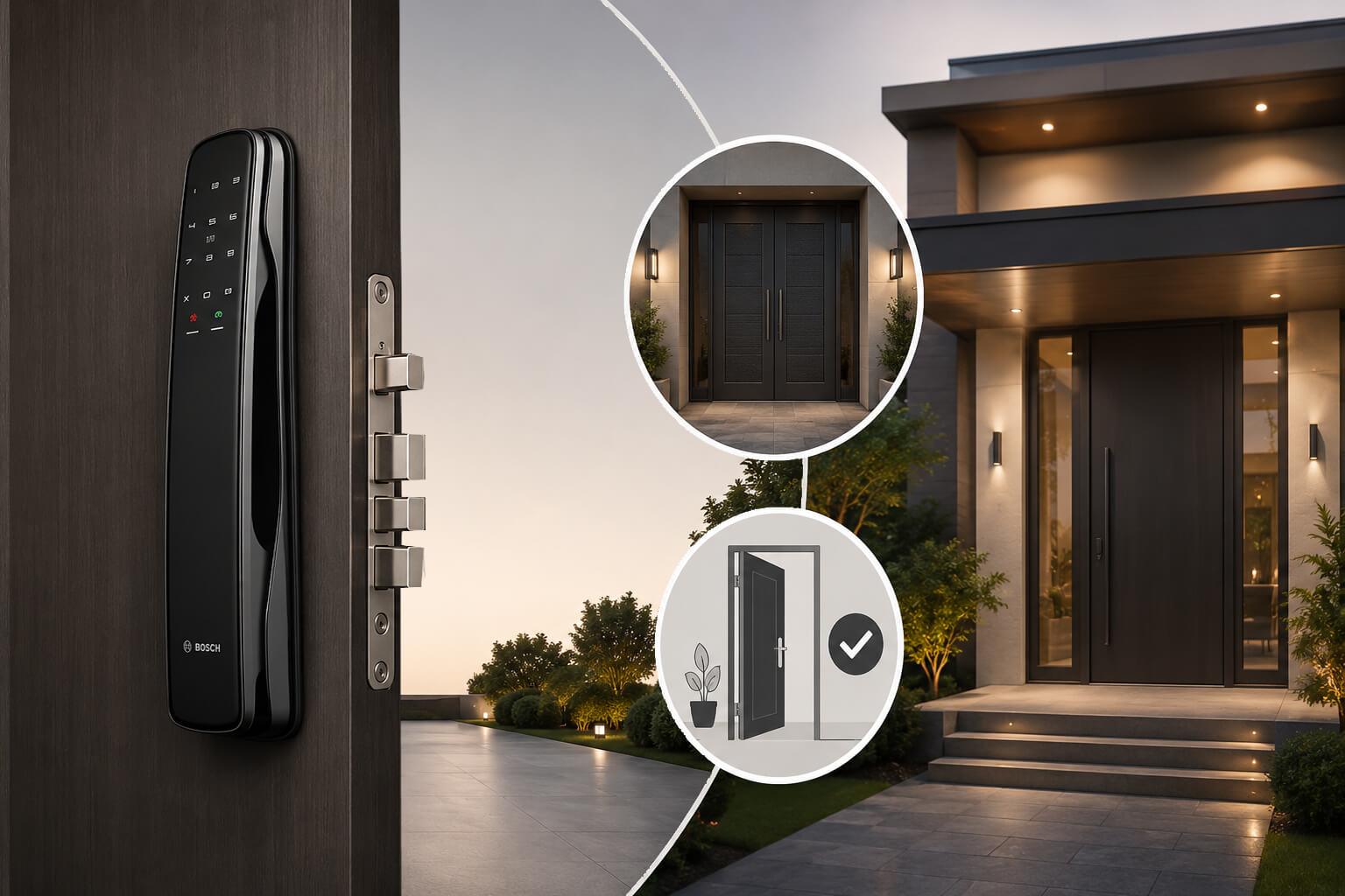 Khoá Điện Tử Bosch Có Gắn Được Cửa Chính Ra Vào Không