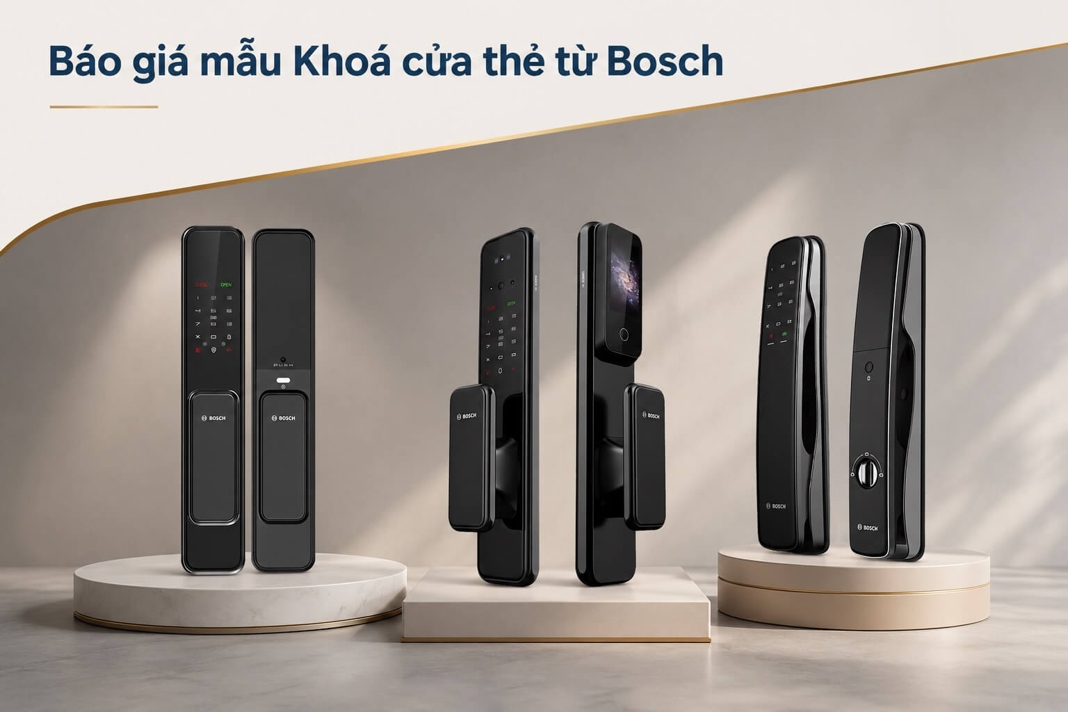 Khoá cửa thẻ từ Bosch