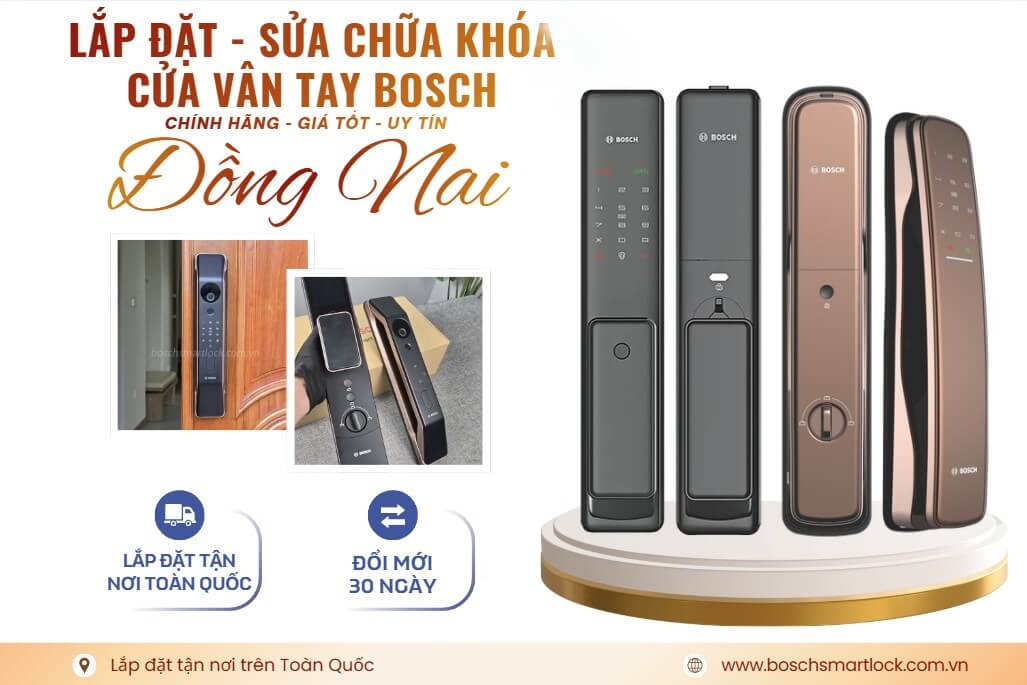 Khoá cửa vân tay điện tử Bosch Đồng Nai