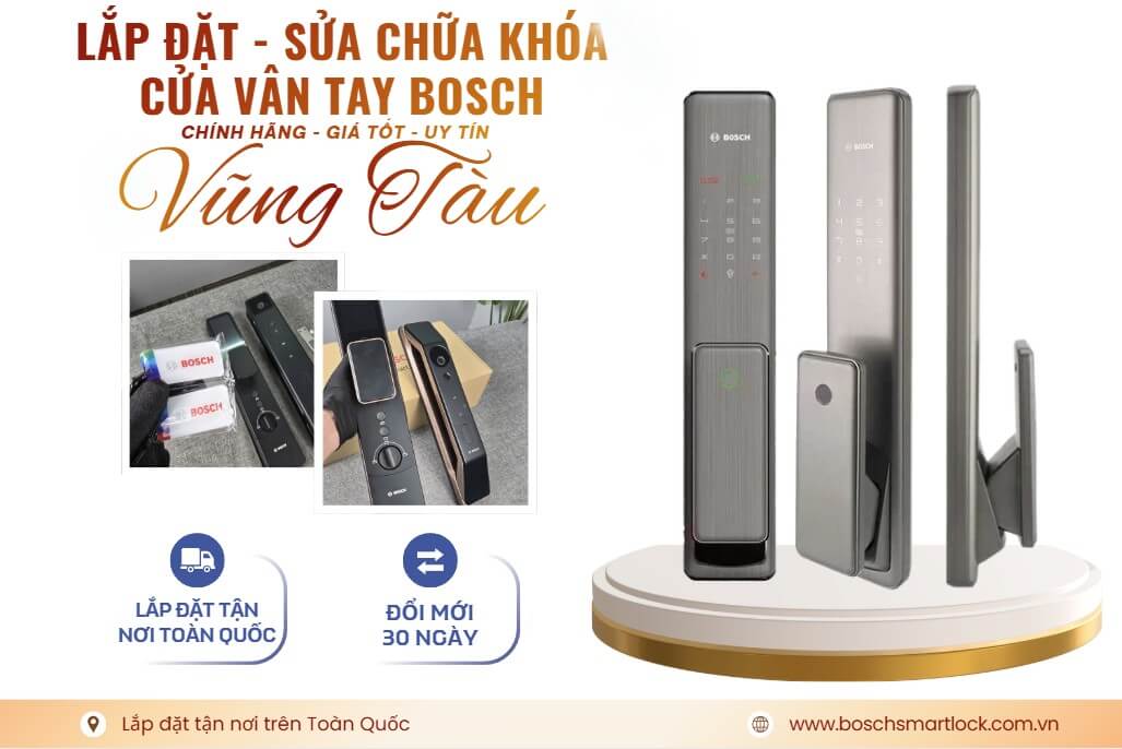 Khoá cửa vân tay điện tử Bosch Vũng Tàu