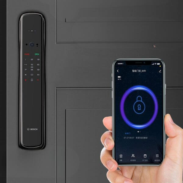 Remote Smart Lock Control via Mobile App