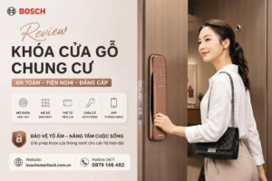 Review khóa cửa gỗ chung cư