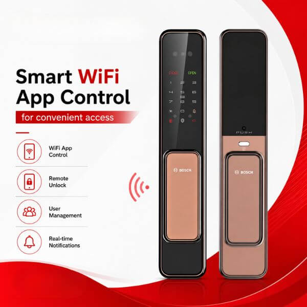 Smart WiFi App Control for convenient access on Bosch EL600F