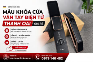 Mẫu khóa cửa vân tay điện tử Bosch Thanh Oai giá rẻ