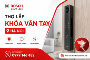 Thợ lắp khóa cửa điện tử Hà Nội tận nơi