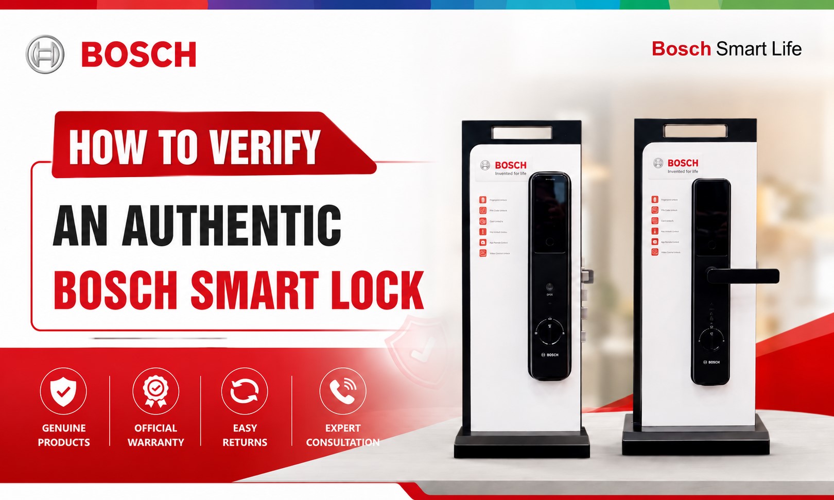 How to verify an authentic Bosch Smart Lock