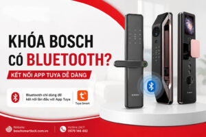Khóa Bosch Bluetooth kết nối ứng dụng Tuya Smart lần đầu để cài đặt