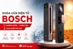 Khoá cửa điện tử chống nước, chống ẩm và chịu nhiệt độ cao