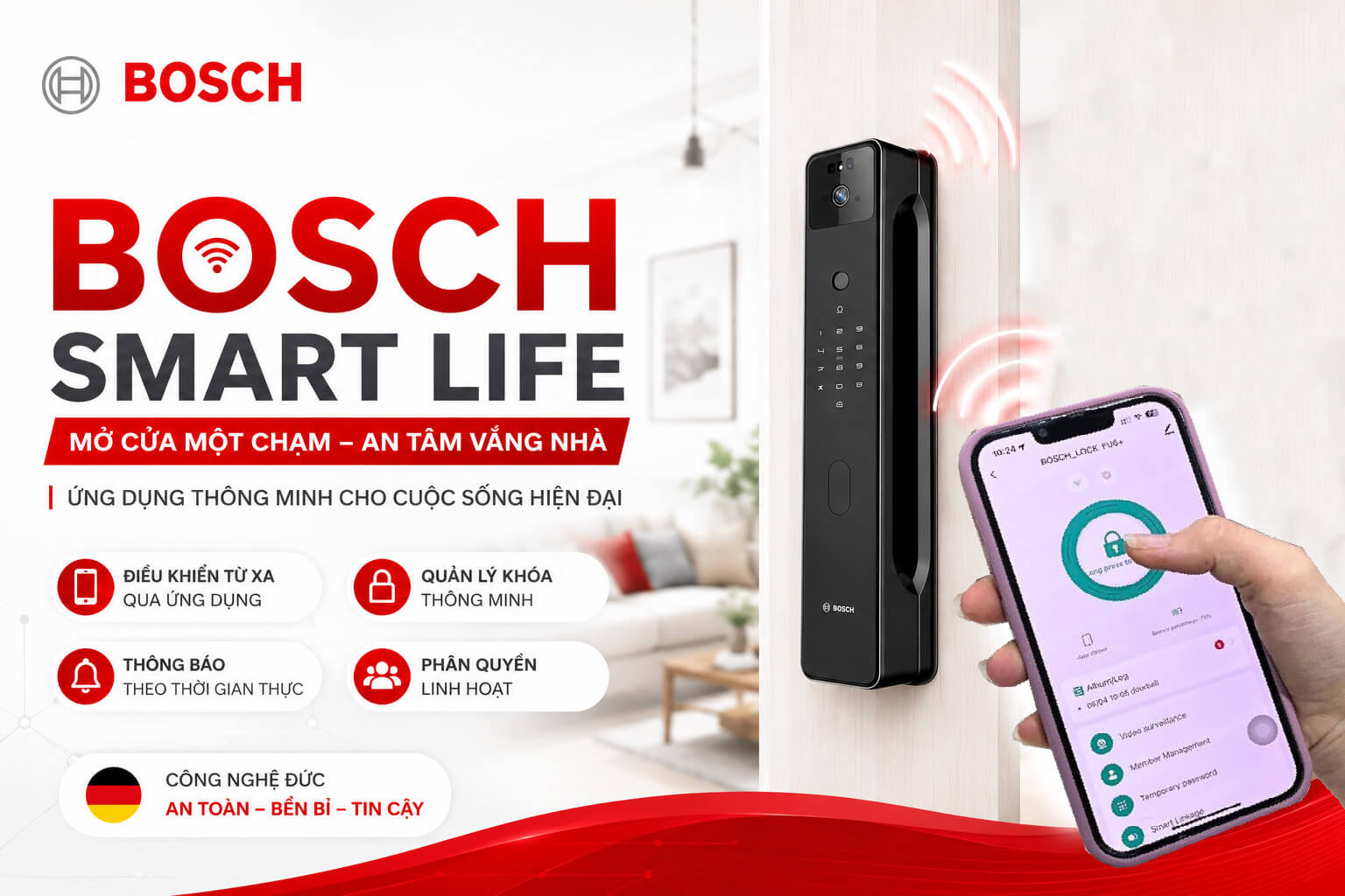 Bosch Smart Life Việt Nam | Khóa Bosch Smart Life Chính Hãng