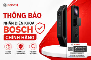 Nhận diện khoá Bosch chính hãng