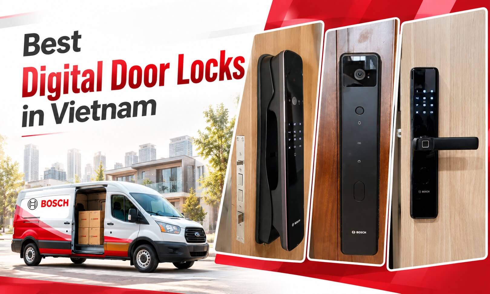 Best Digital Door Locks in Vietnam | Top Bosch Models for Your Home