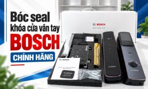Bóc seal khoá cửa vân tay Bosch chính hãng | Bosch Smart Lock
