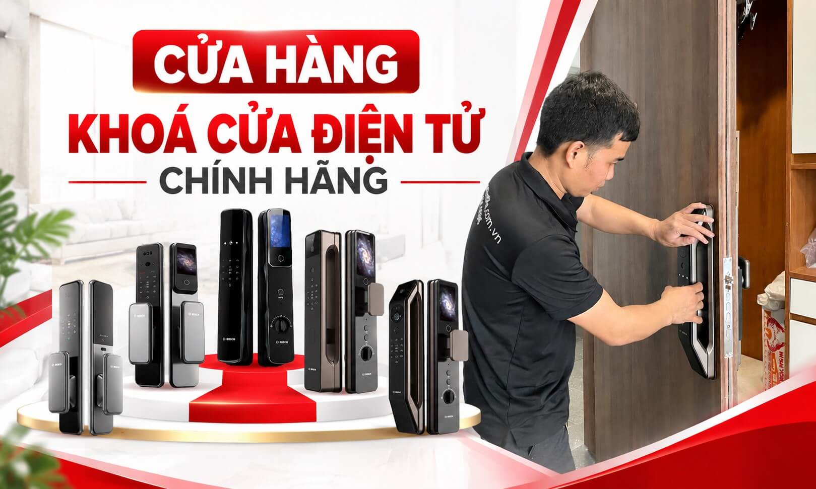 Cửa Hàng Khóa Cửa Điện Tử Chính Hãng, Uy Tín | Lắp Tận Nơi