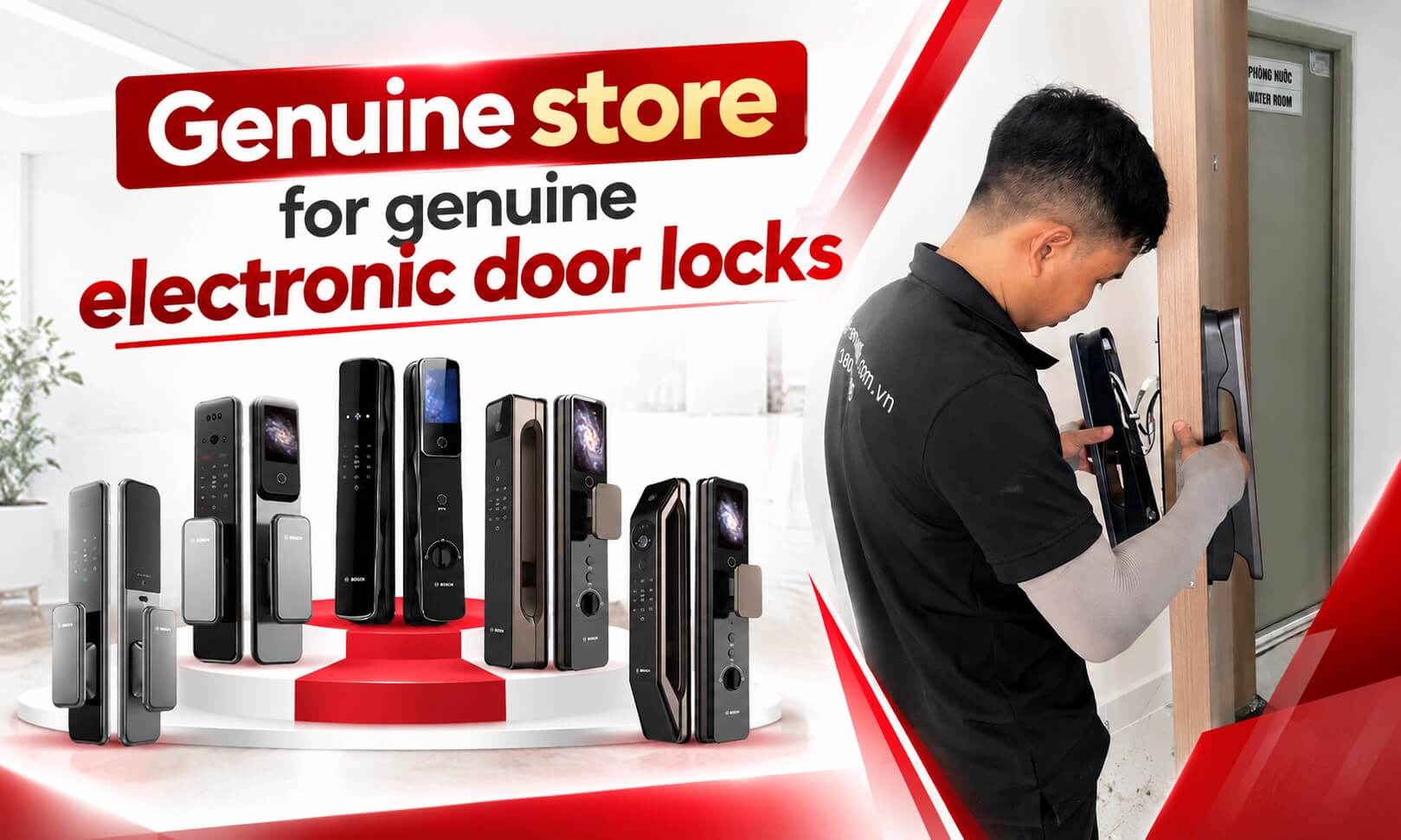 Genuine store for genuine electronic door locks in Viet Nam